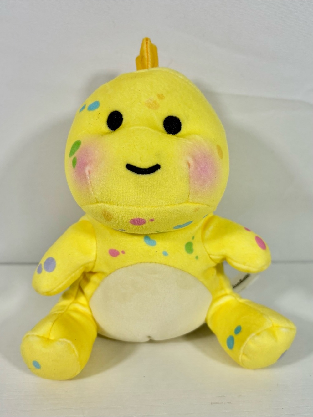 Moriah Elizabeth Burp 6” Yellow Dinosaur Color Splash Plush Series 3